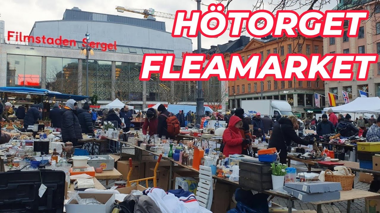 Sweden, Stockholm flea market 278 YouTube