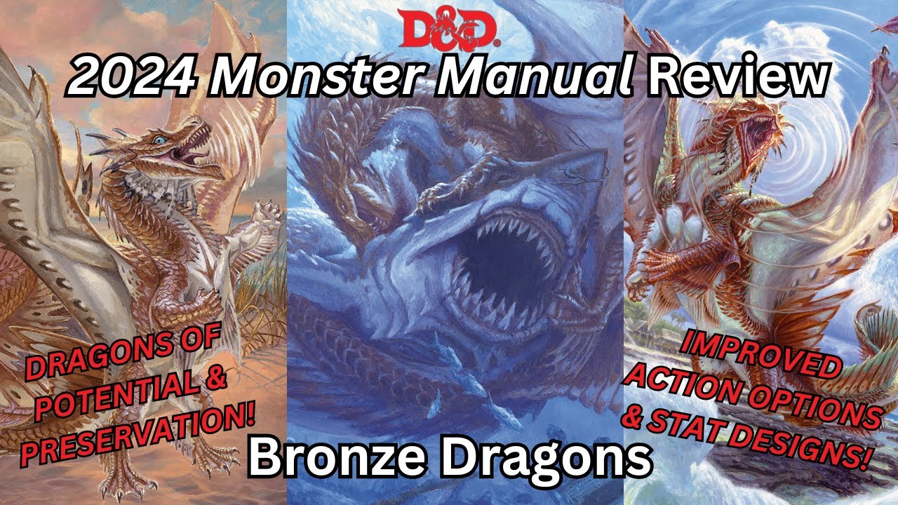 Bronze Dragons are Dragons of Potential and Preservation in the 2024 Monster Manual