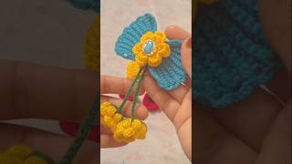 crochet bow clip