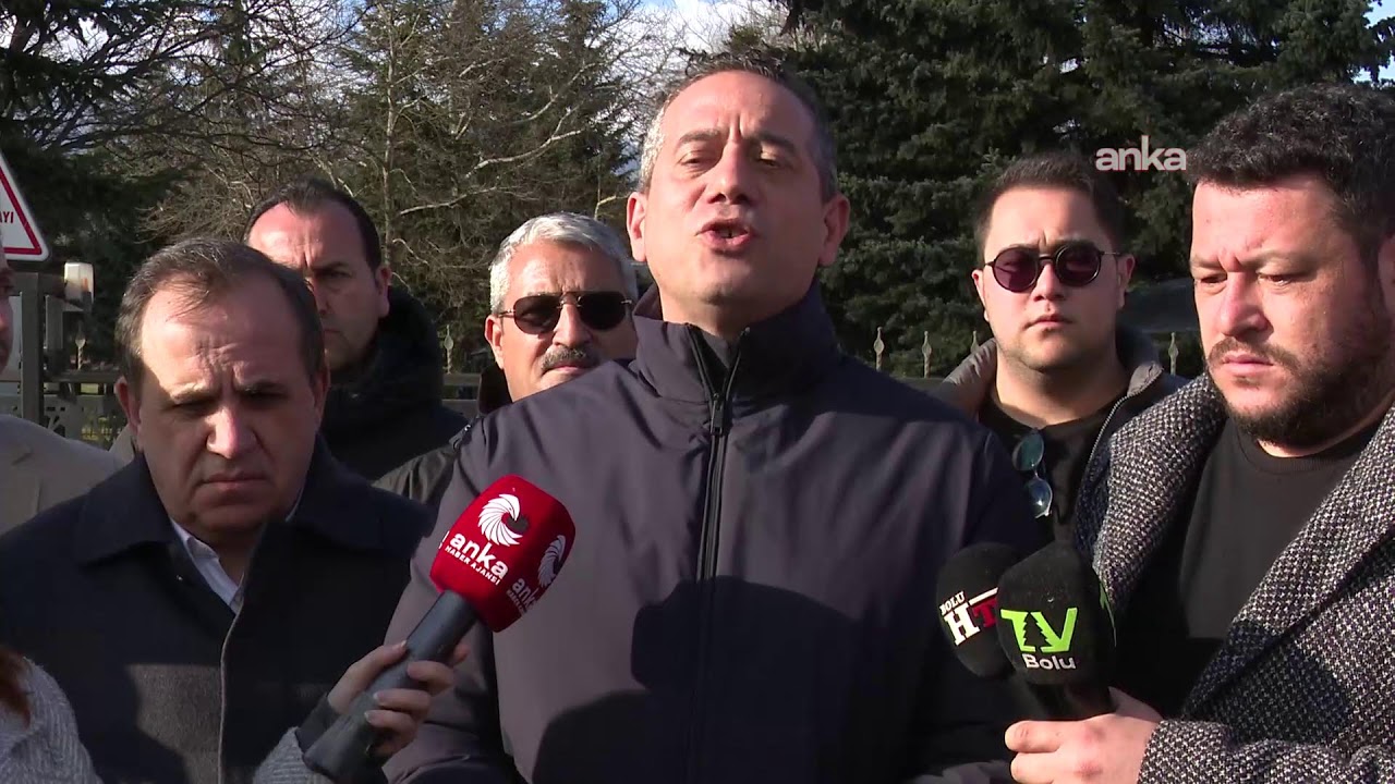 CHP Grup Başkan Vekili Ali Mahir Başarır Bolu İl Jandarma Komutanlığı önünde açıklama yaptı