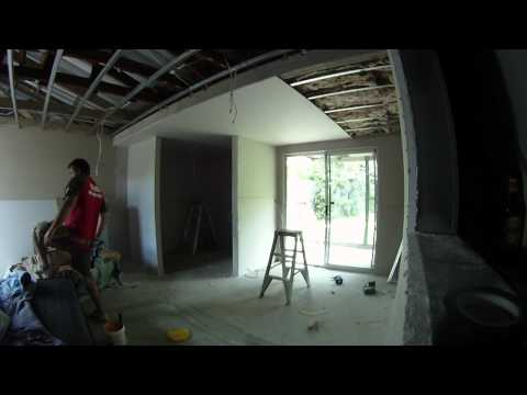 how to throw Drywall sheets on ceiling