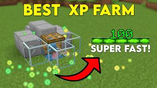 NEW EASIEST XP FARM in Minecraft Bedrock 1.21/26.1+! (No Trident)