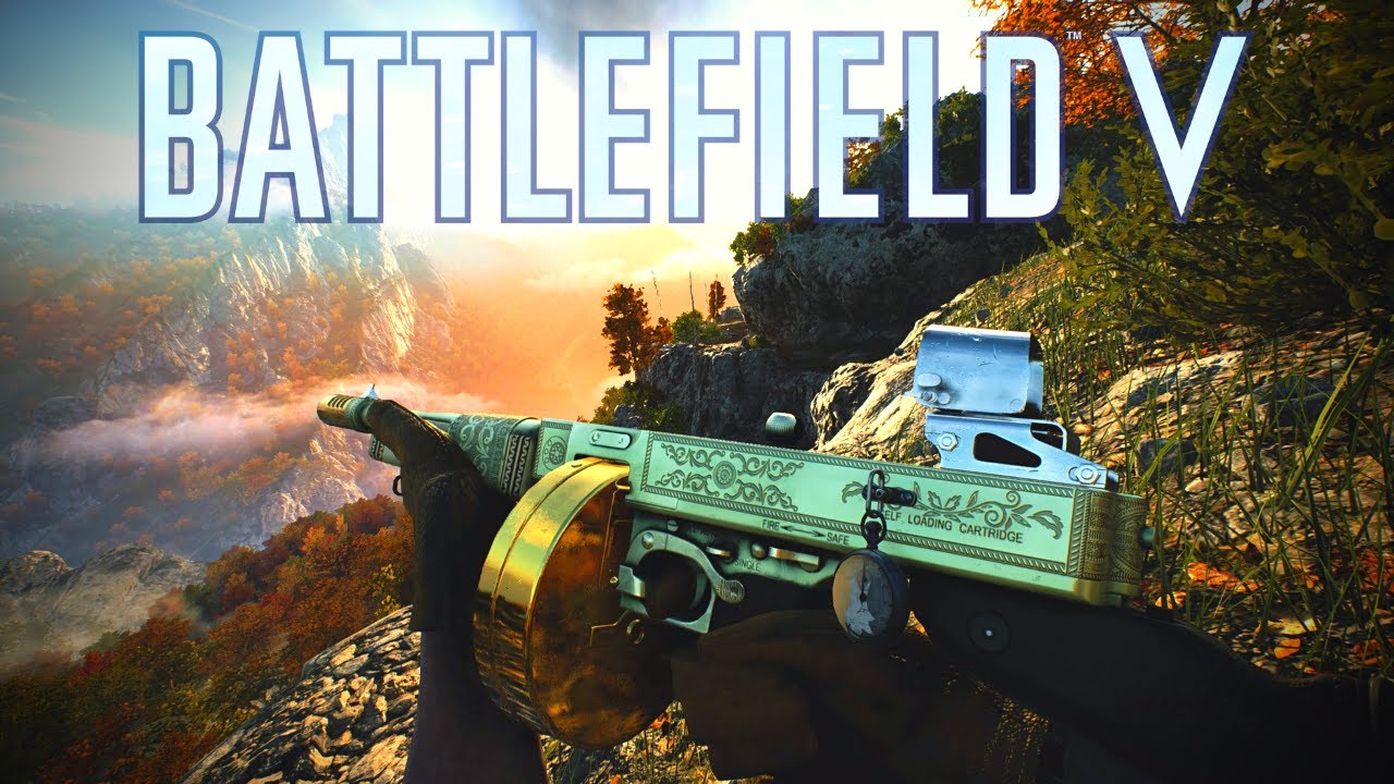 Battlefield V M1928 A1 is gangster ! ! ! ( Tommy gun ) | 4K PS5 GAMEPLAY