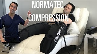Normatec compression for muscle recovery