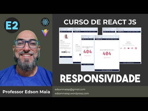 Curso de React JS Aula 02 EXTRA Responsividade no Projeto React JS