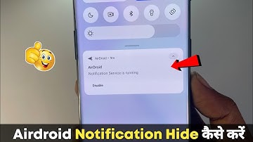 How to Hide Airdroid Notification | Airdroid Notification Disable
