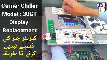 How To Replace Chiller Controller Display | Carrier Chiller Display Replacement Tutorial