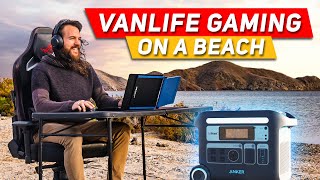 The EASIEST Off-Grid Power for Vanlife Gaming | Anker Powerhouse 767