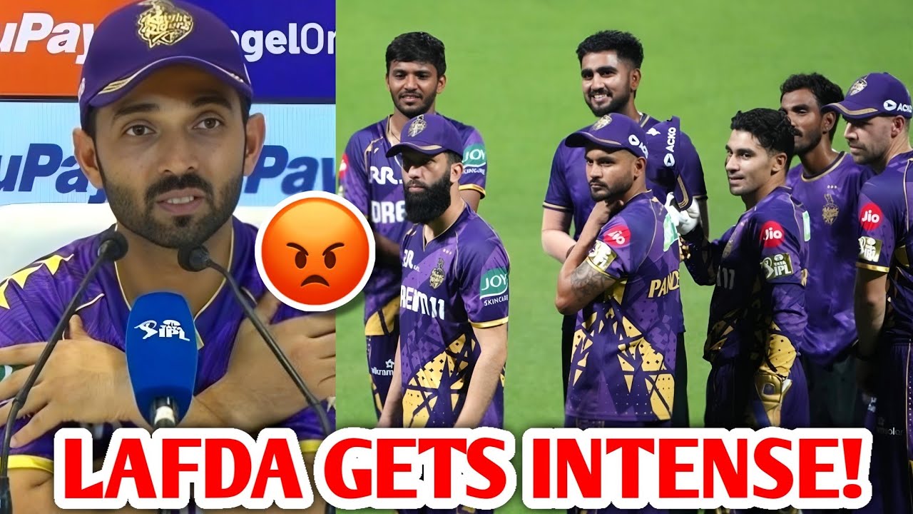 LAFDA GETS INTENSE! Ajinkya Rahane Vs Eden Garden Pitch Curator! 😡| IPL 2025 KKR News