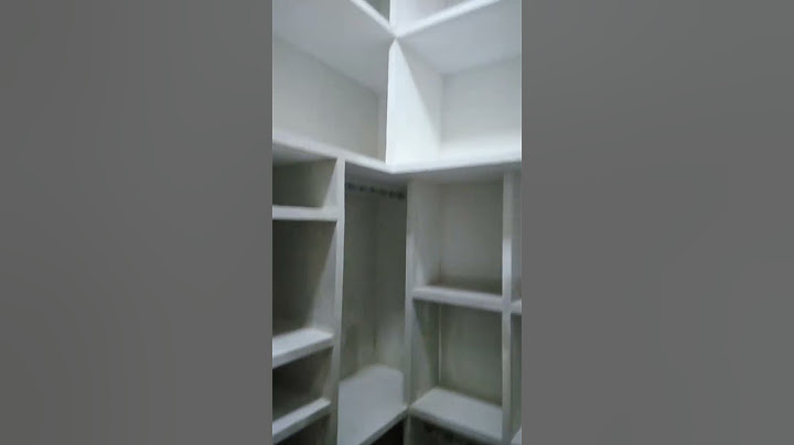 Closet em gesso pronto para pintar!