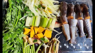 #Fish​​​ mixed vegetables( Samlor Korko)  [Soup] ​សម្លរកកូរត្រីលាយបន្លែច្រើនមុខ Ep4