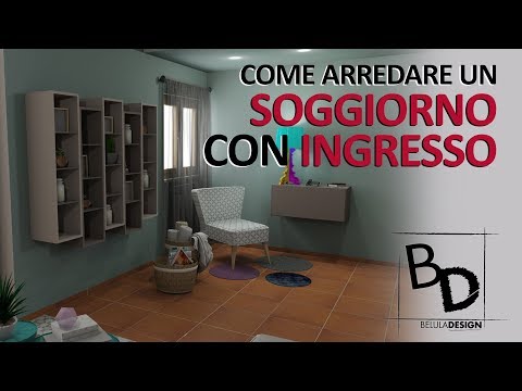 Anteprima video: Come Arredare un SOGGIORNO con INGRESSO