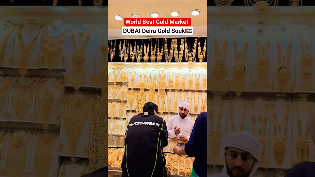 World Best Gold Market In Dubai🇦🇪|Dubai Deira Gold Souk♥️|