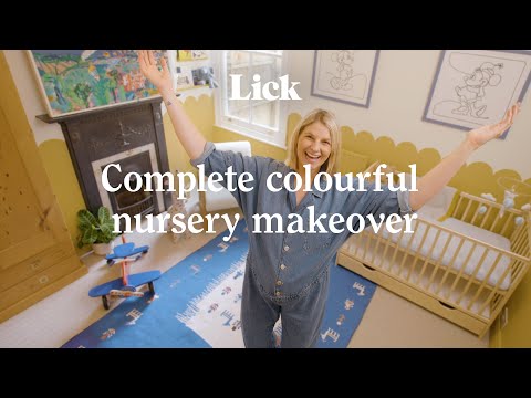 A complete colourful nursery makeover with Tash | Lick