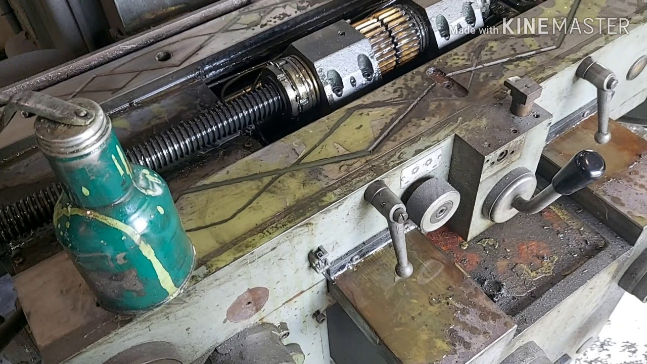 밀링 테이블 분리 방법과 테이블 내부이송기어설명 milling machine maintenance YouTube