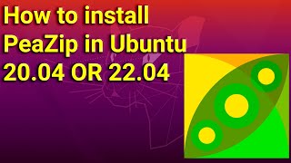 How to install PeaZip in Ubuntu 20.04 OR 22.04 screenshot 5
