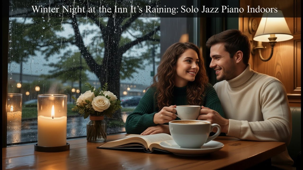 Winter Night at the Inn It's Raining: Solo Jazz Piano Indoors | 01
