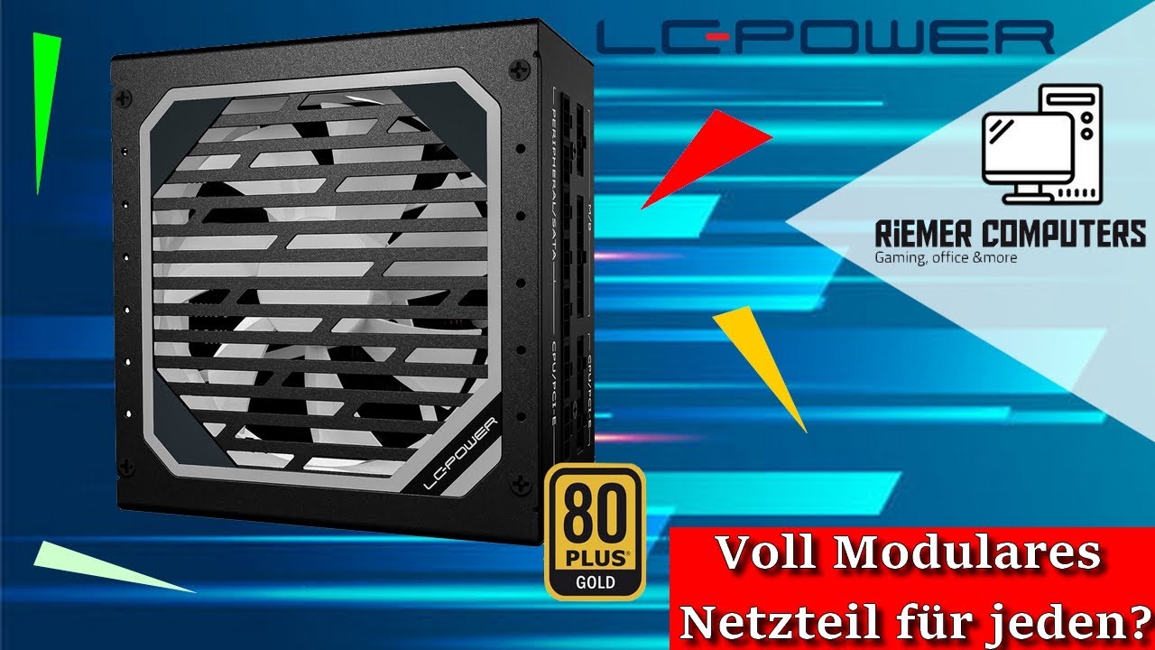 Lc Power LC6650M Netzteil Voll Modular Vorstellung Review Deutsch