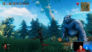 Famous Giant Troll Surprise Attack From Behind  - Valheim Net Worth