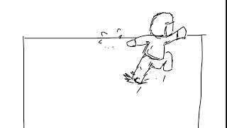 Wall jump animation test