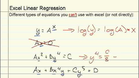 Regression Fitting in Excel-2
