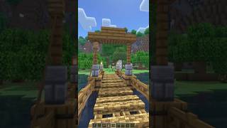 Easy Beautiful Bridge🌉 #minecrafttutorial