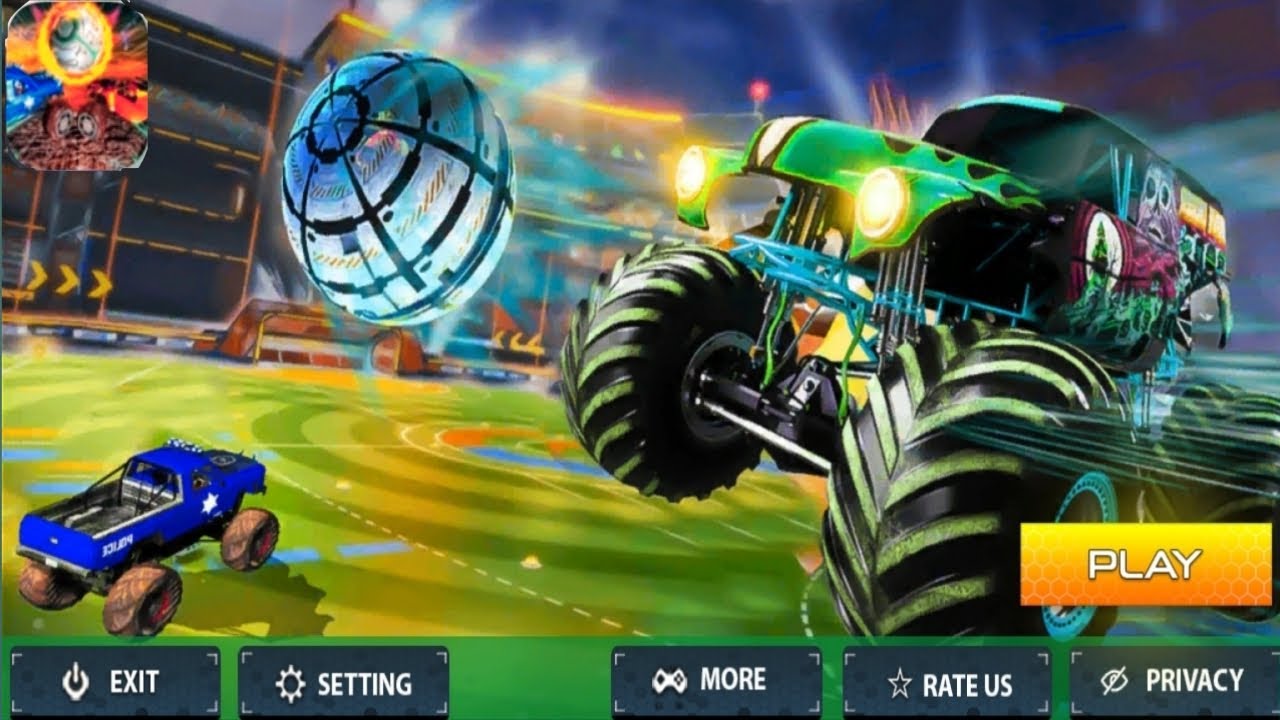 Monster Truck Football League: Rocket Soccer Car Gameplay
