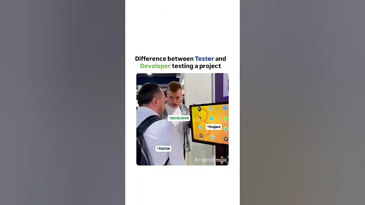 😂 The Developer vs Tester #developermemes #codingmemes #funny #tester #comedy