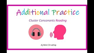 THAI 2: Cluster Consonants Reading (10 words) #Review-4