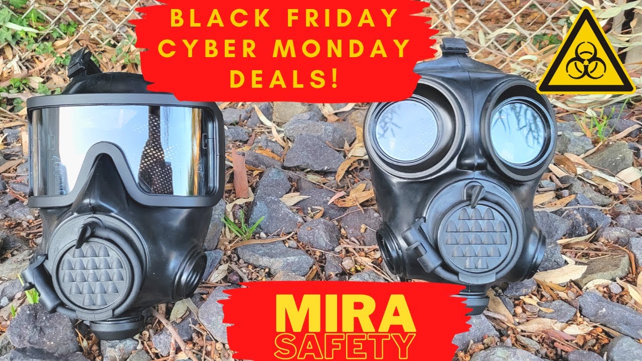 Black Friday Cyber Monday Mira Safety Discount Respirator, Filters