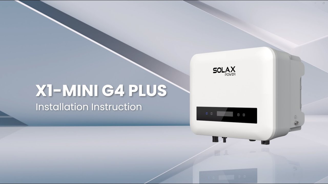 X1-MINI G4 PLUS Installation Instruction