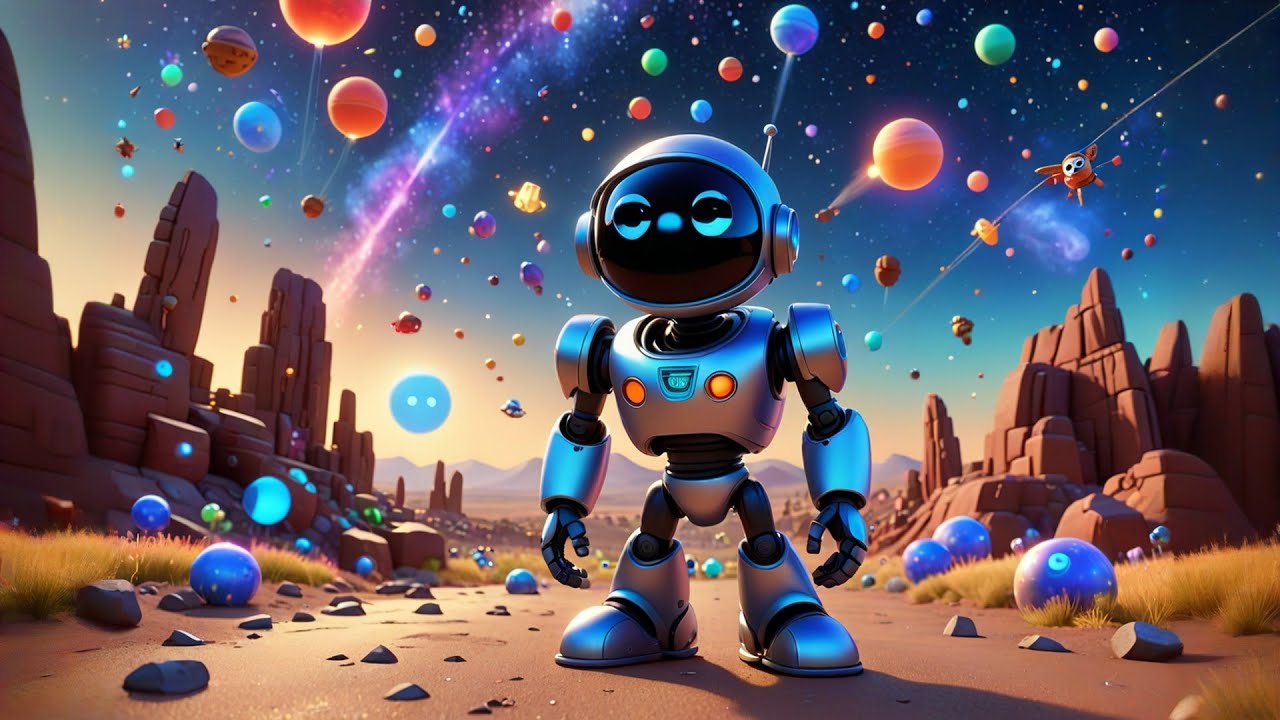 Benny Bot Builds a Rocket | Exciting Nursery Rhyme for Kids | Baby Songs and Preschool Learning