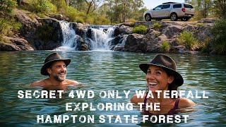 Secret 4WD Only Waterfall - Exploring the Hampton State Forest - Low Range 4WDing Fun!