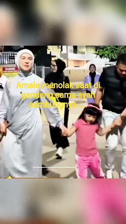 amela sepertinya masi belum akrab dgn ayah sambungya#shorts #haldysabri #irisbella
