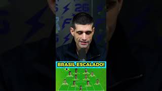 ESSE é o TIME do BRASIL contra a ESCÓCIA! #BRASIL #ESCÓCIA