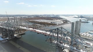 Goethals Bridge, Construction Update 2, 2/18/18