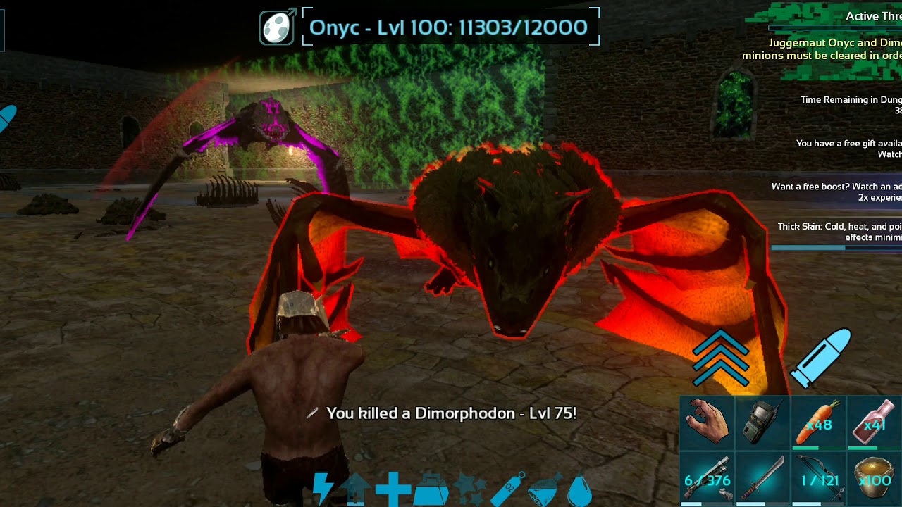 Desolate Falls Dungeon Solo Run/Easy boss fight | Ark Mobile