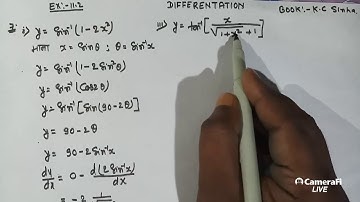 K.C Sinha Solutions Differentiation Ex:-11.2(Part:-5)