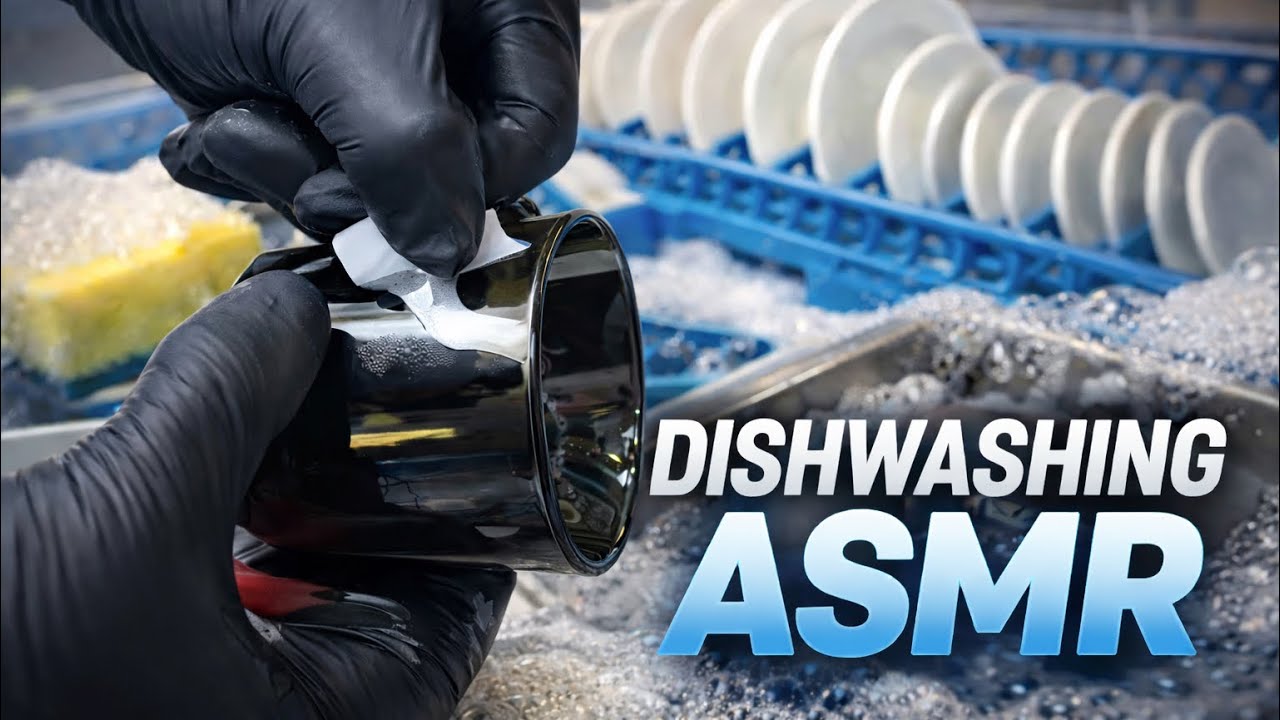 Ultimate Dishwasher Routine | No Talking ASMR | Cleaning, Foam, Organizing & Unboxing Glassware