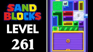 Sand Blocks: Drop Puzzle Level 261 Walkthrough
