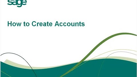Sage X3 - How to Create an Account