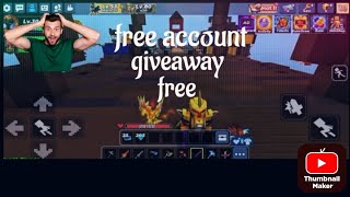 Blockman go free account !