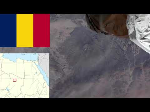 Astronaut View — Emi Koussi Volcano, Tibesti Mountains, Chad HD