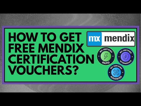 Mendix | How to get free Mendix Developer Certification Vouchers?