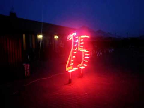 горящие цифры - YouTube