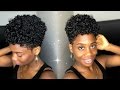 Flexi Rod Set on Tapered Natural Hair | MissKenK