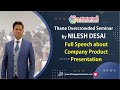 Thane overcrowded seminar by nilesh desai  full speech about company product presentation