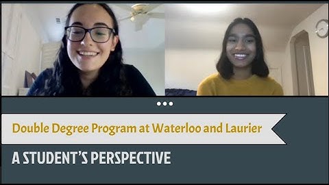 Laurier Business Admin/U Waterloo Computer Science double degree