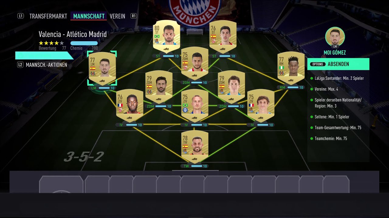 FIFA 21 - Top-Partien - Valencia-Atlético Madrid Lösung