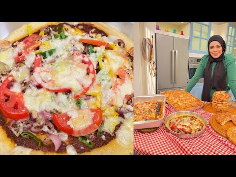 البلدي يوكل مع الشيف نونا العجينة السائلة بيتزا العجينة السائلة فطائر العجينة السائلة